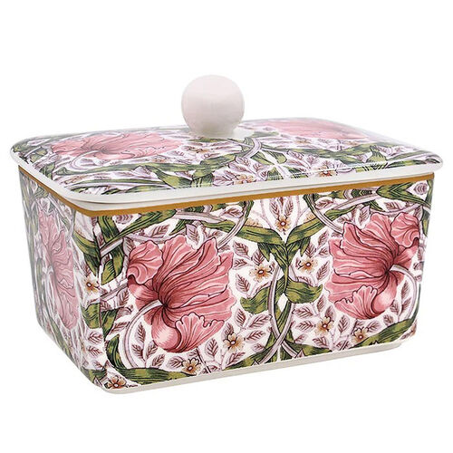 Dyme Bone China Butter Dish - Pimpernel