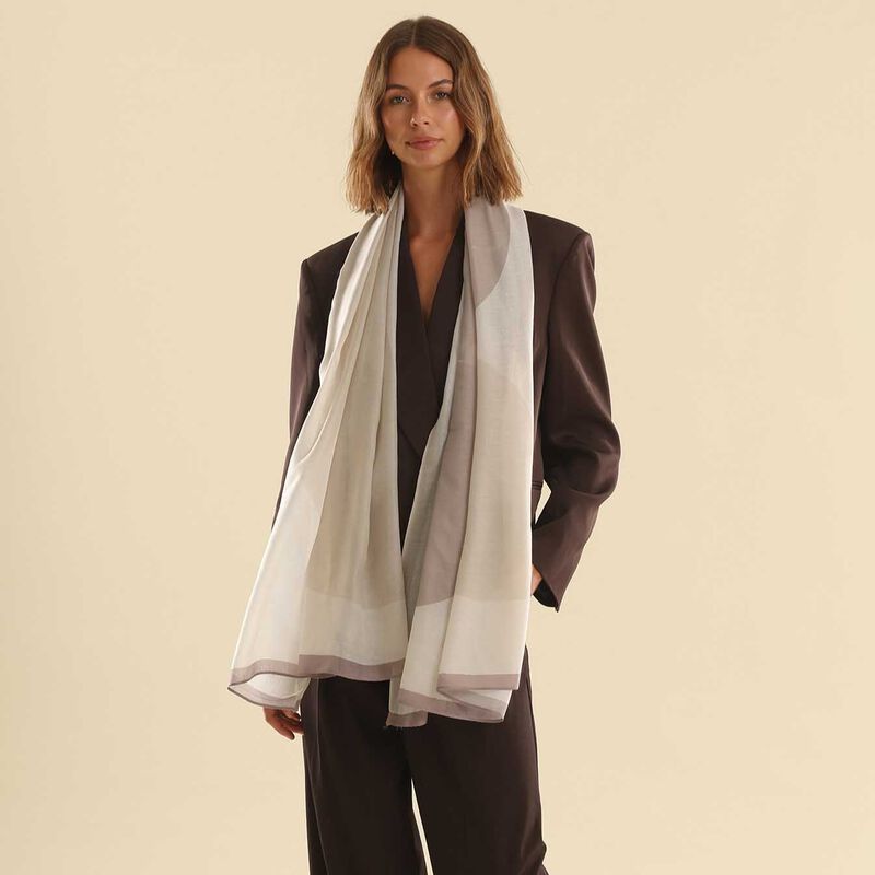 Morgan & Taylor Lotus Light-Weight Scarf image number 1