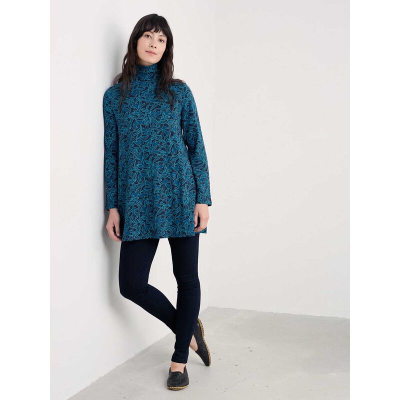 Seasalt Cornwall Grass Kelp Tunic Drawn Seabed Maritime image number 2