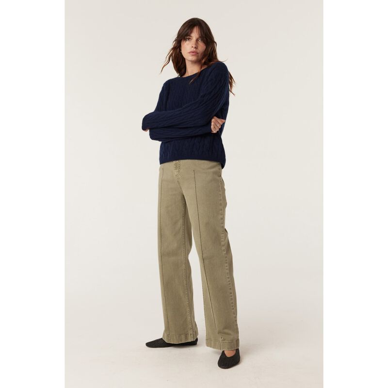 Cable Cashwool Cable Crew Jumper image number 3