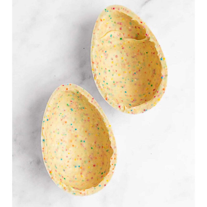 House of Chocolate Sprinkles White Chocolate Easter Egg 100g image number 1