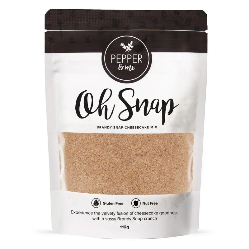 Pepper & Me Oh Snap! Brandy Snap Cheesecake Mix 110g image number 0