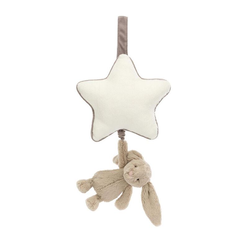 Jellycat Bashful Beige Bunny Musical Pull image number 0