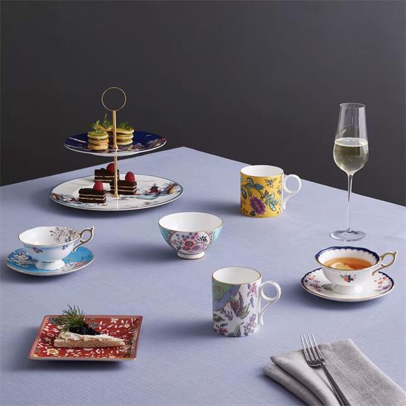 Wedgwood Wonderlust Midnight Crane Teacup & Saucer 80ml image number 3