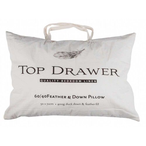 Top Drawer Down & Feather 40/60 Pillow 800g