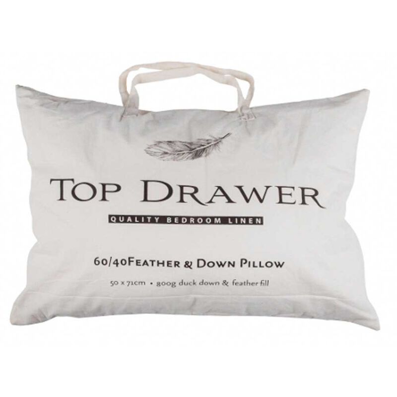Top Drawer Down & Feather 40/60 Pillow 800g image number 0
