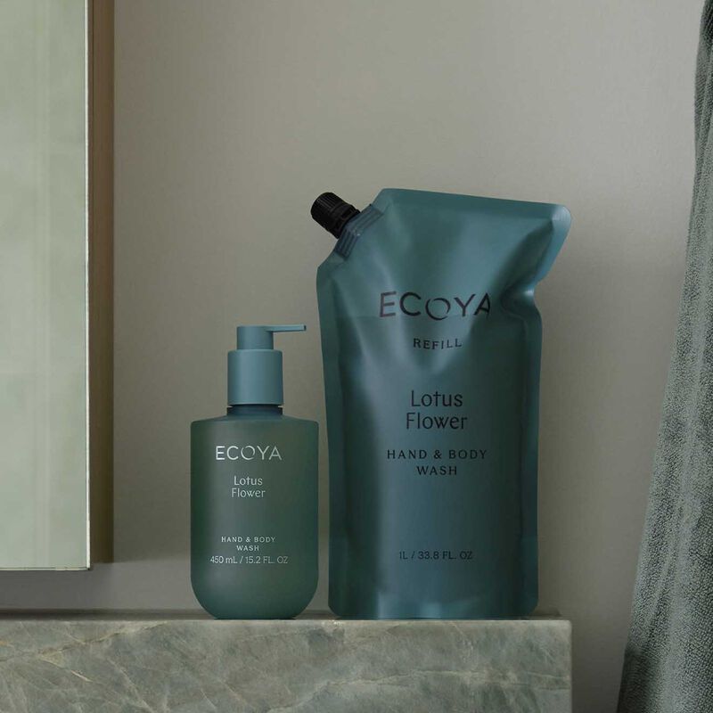 ECOYA Hand & Body Wash Refill Lotus Flower 1L image number 1