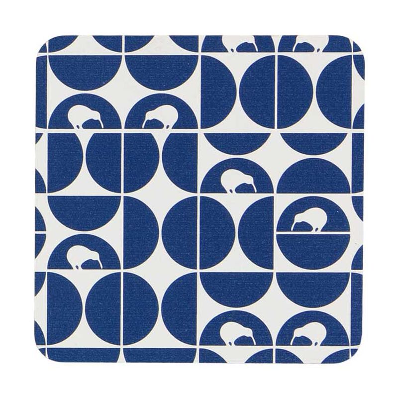 Ian Blackwell Pattern Coaster Single Kiwi image number 0