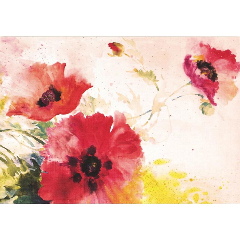 Image Gallery Notecards Watercolour Poppies image number 0