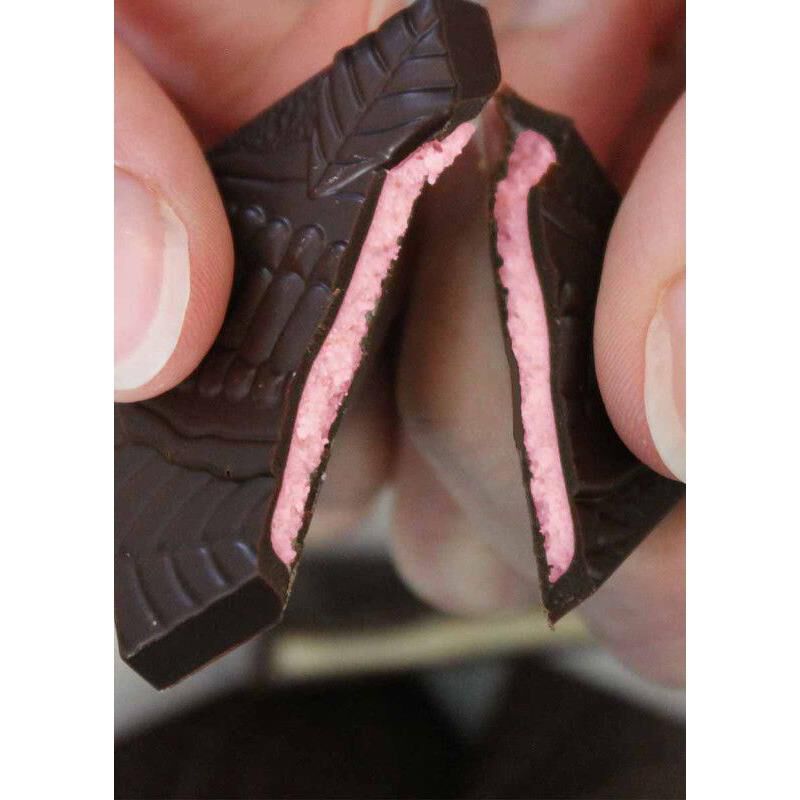 Bennetto Raspberry Dark Chocolate Truffle Squares 160g image number 1