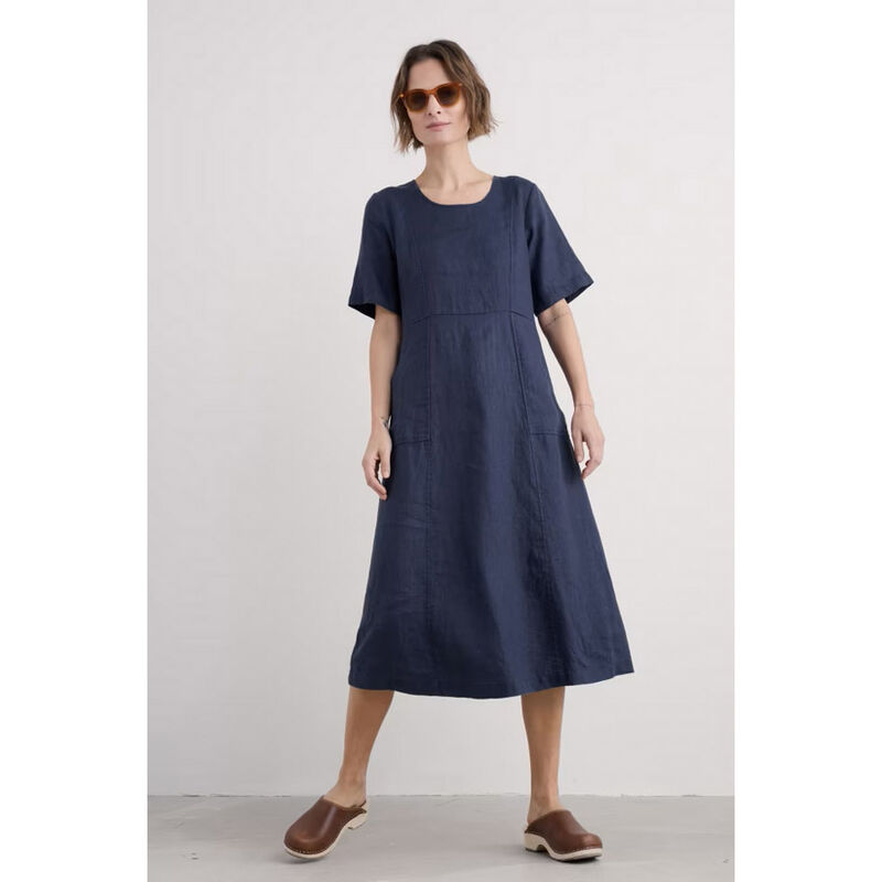 Seasalt Cornwall Grass Wave Dress Maritime image number 3