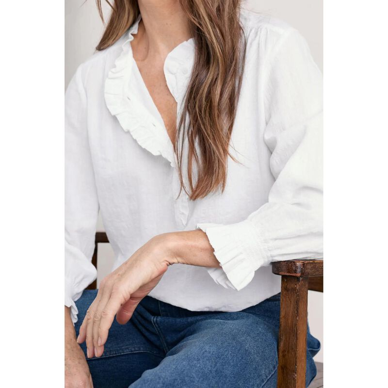 Seasalt Cornwall Feather Star Top Salt image number 3