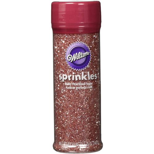 Wilton Pearlized Sugar Sprinkles - Ruby