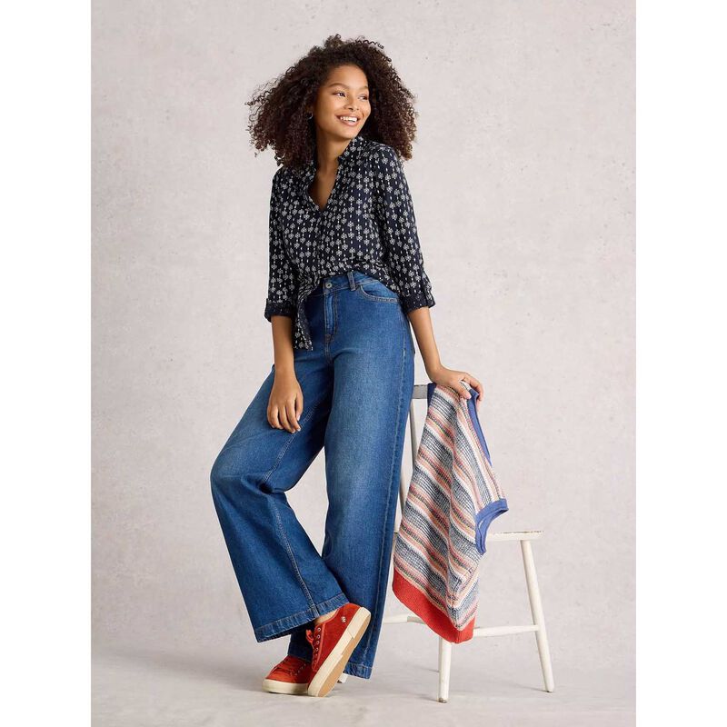 White Stuff Annie Jersey Shirt image number 7