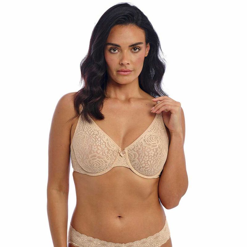 Wacoal Halo Lace Moulded Underwire Bra image number 4