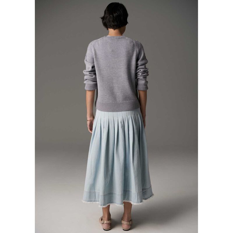 POL Bennet Lurex Cable Knit Jumper image number 5