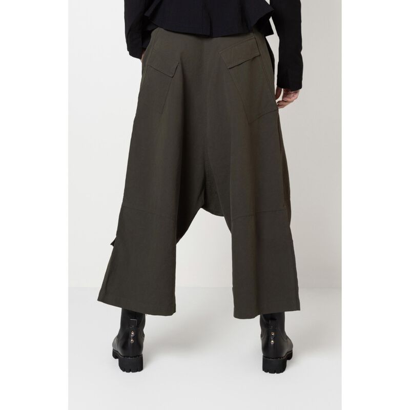 Rundholz Wide Leg Pant With Patch Pockets image number 1