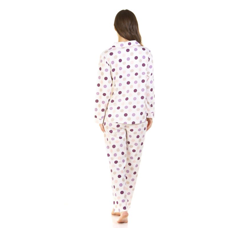 Sue Marks Misty Dots 100% Cotton Long Sleeve Pyjamas image number 3
