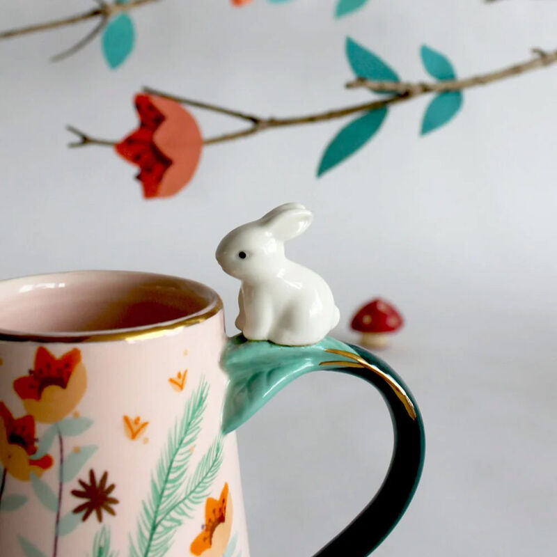 House Of Disaster Secret Garden Rabbit Jug image number 1