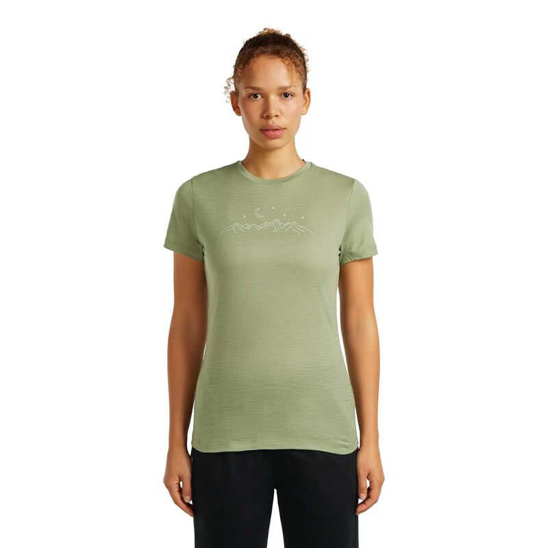Icebreaker W Merino 150 Tech Lite SS Tee Sparkling Stars image number 3