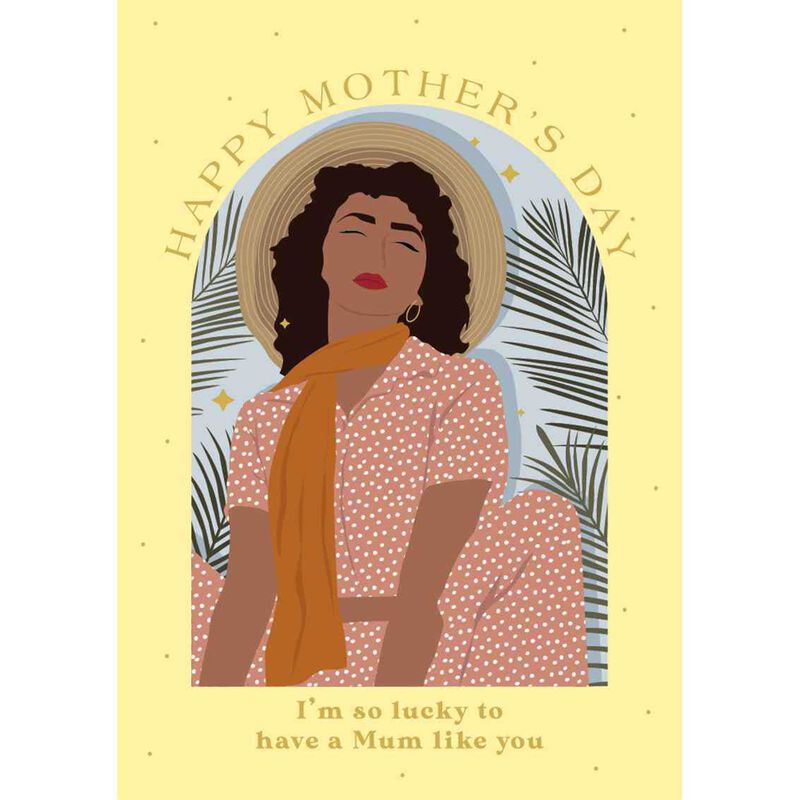 Image Gallery Fierce Fab So Lucky Mother's Day Card image number 0