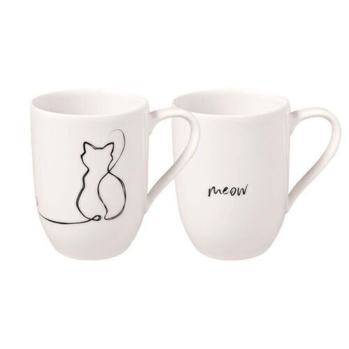 Villeroy & Boch Statement Cat Set Of 2 Pieces