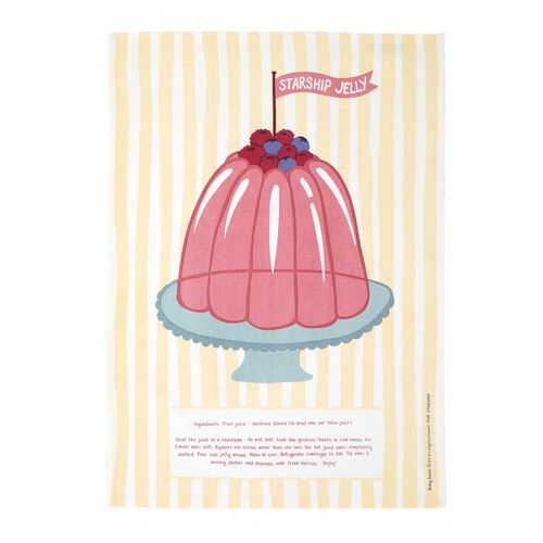 Wallace Cotton Starship Jelly Tea Towel
