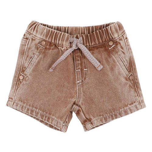 Bébé Boys Brown Denim Shorts