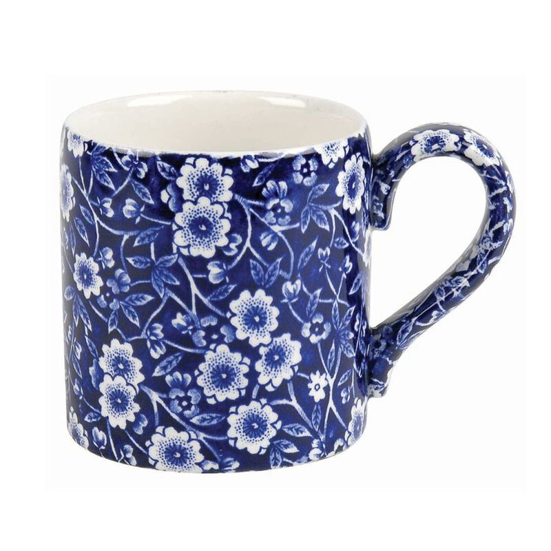 Burleigh Dark Blue Calico Mug Plain 284ml image number 0