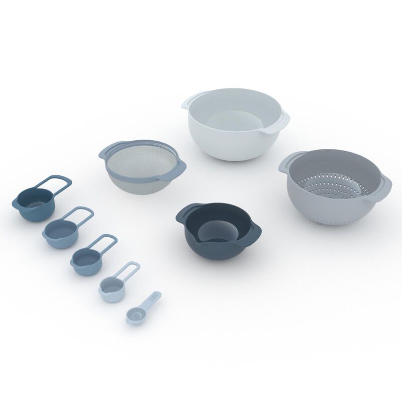 Joseph Joseph Editions Nest 9 Plus 9 Piece Food Preparation Set Sky image number 1