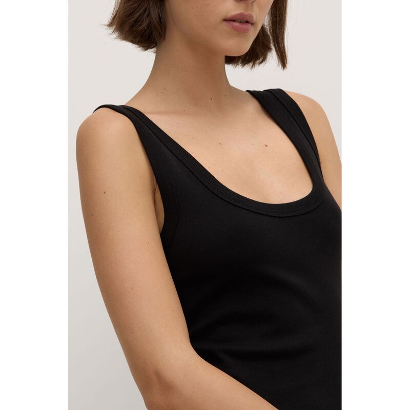 Assembly Label Paulina Scoop Tank Black image number 2