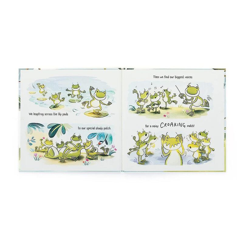 Jellycat A Fantastic Day for Finnegan Frog Book image number 1