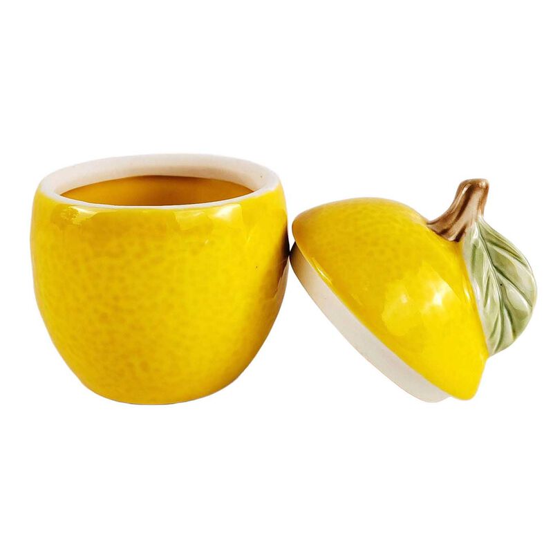Urban Products Lemon Jar Yellow 12.5cm image number 0
