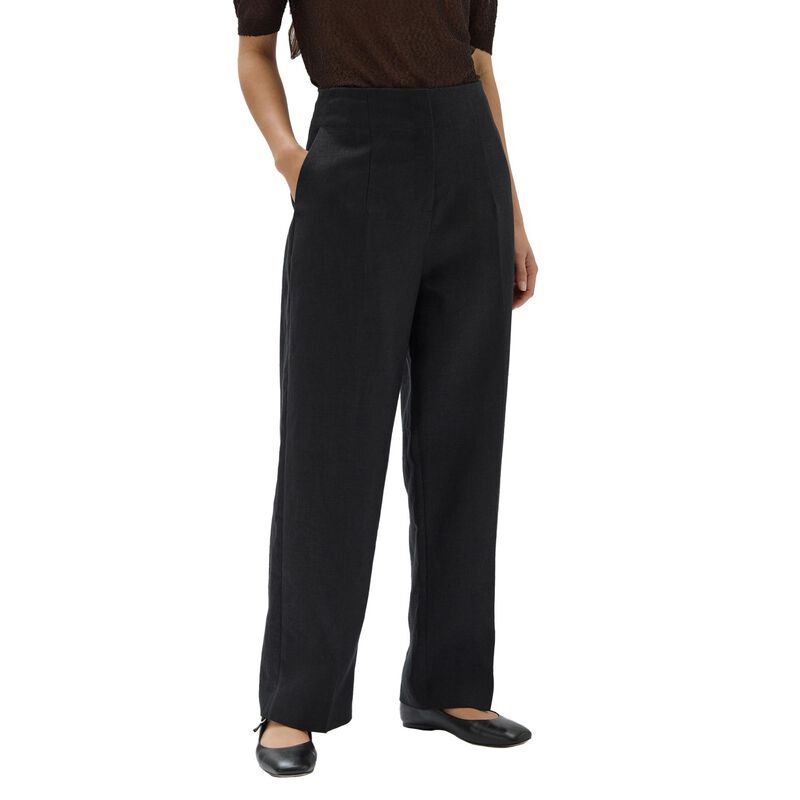 Assembly Label Liza Linen Pant Black image number 0