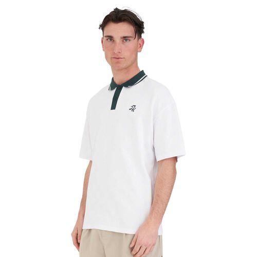 Huffer Golf Check Par Short Sleeve Polo