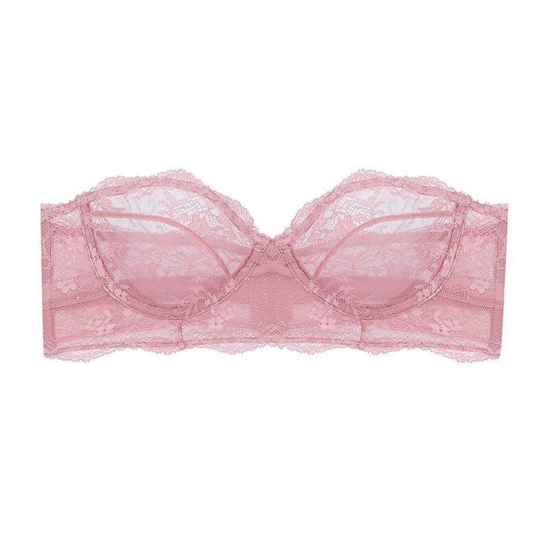 Dora Larsen Astra Floral Lace Strapless Bra image number 3