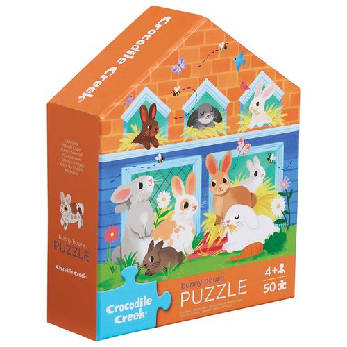 Crocodile Creek 50Pc House Puzzle Bunny House