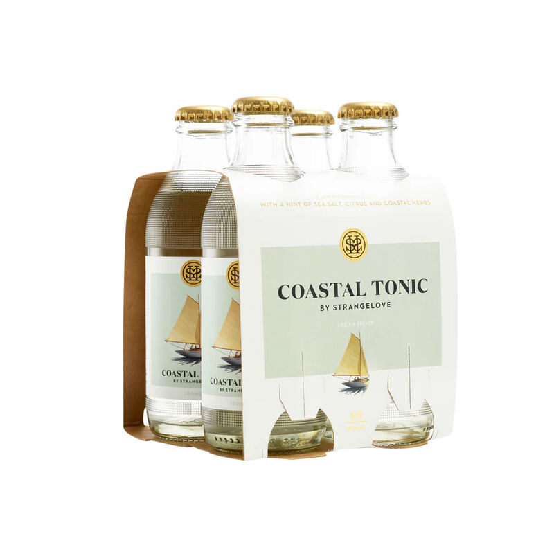 StrangeLove Premium Mixer Coastal Tonic 4x180ml image number 0