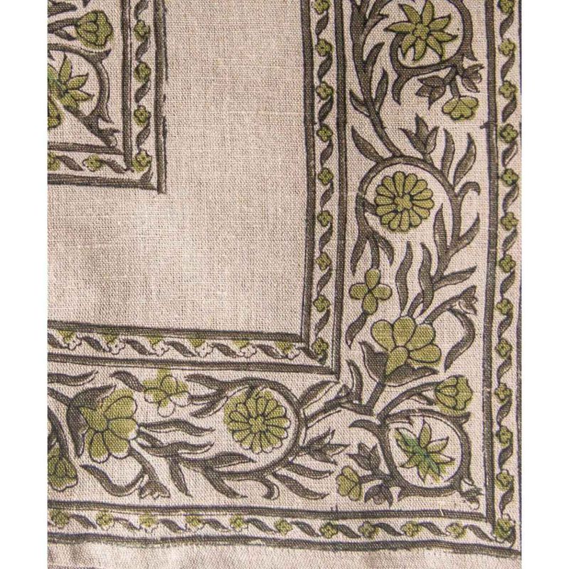 French Country Vittoria Handblocked Tablecloth Large image number 1