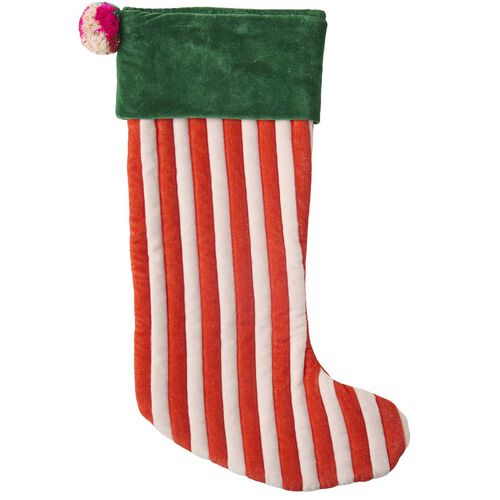 Kip&Co Jolly Christmas Velvet Stocking
