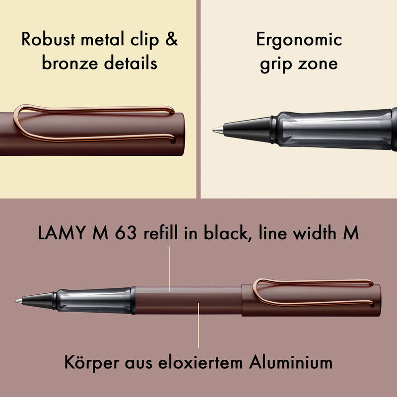 LAMY Lx Rollerball Pen - Marron image number 2