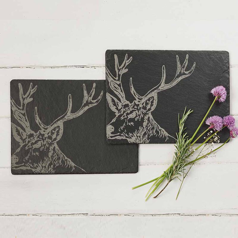 Selbrae House 2 Placemats - Stag image number 1