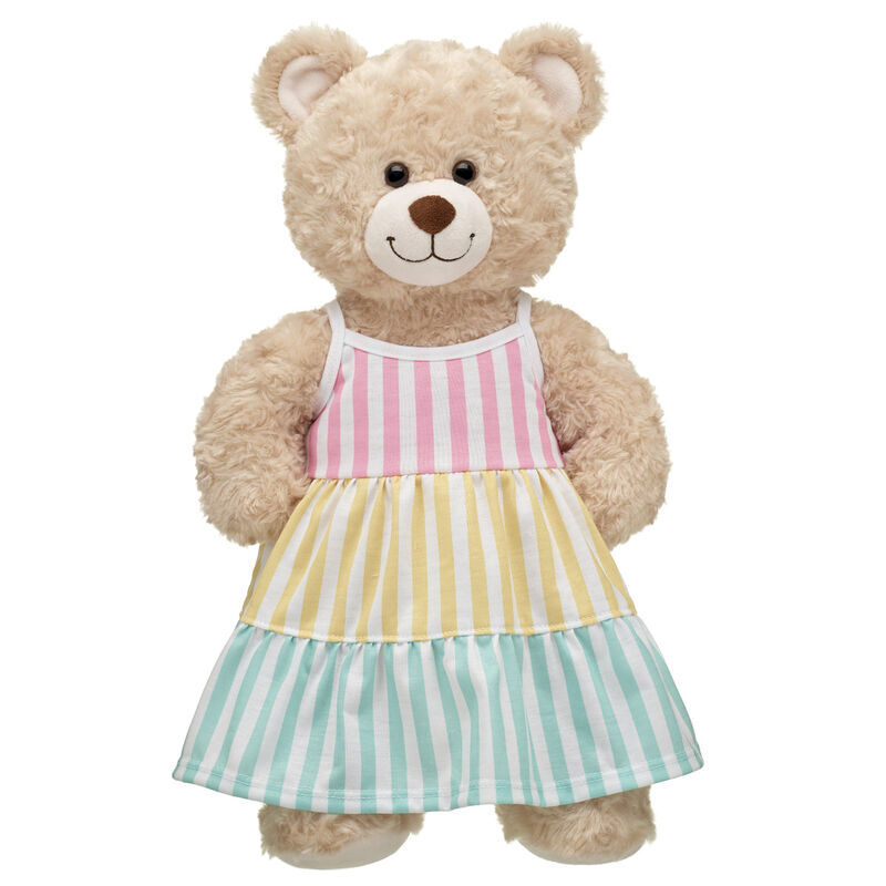 Build A Bear Outfit - Summer Stripes Maxi Dress image number 1