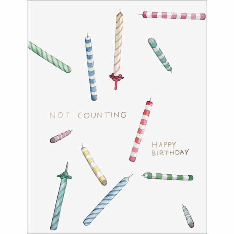 Not Counting Candles Foil Card image number 0