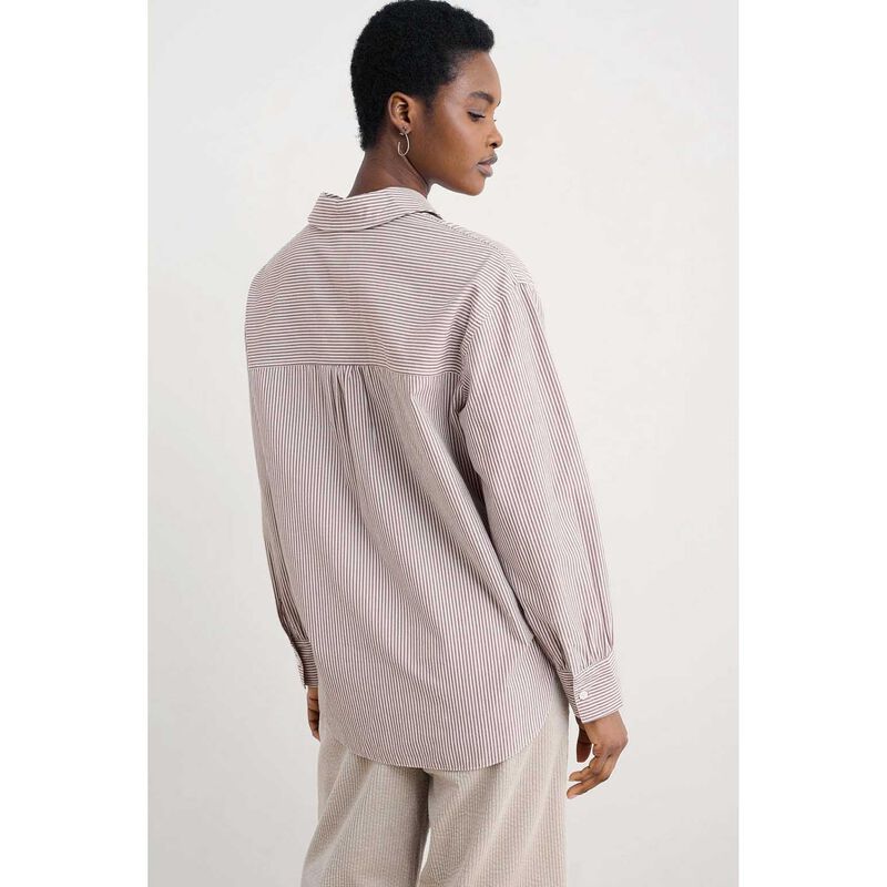 Seasalt Cornwall Sea Path Shirt Mini Sunrise Elderberry image number 1