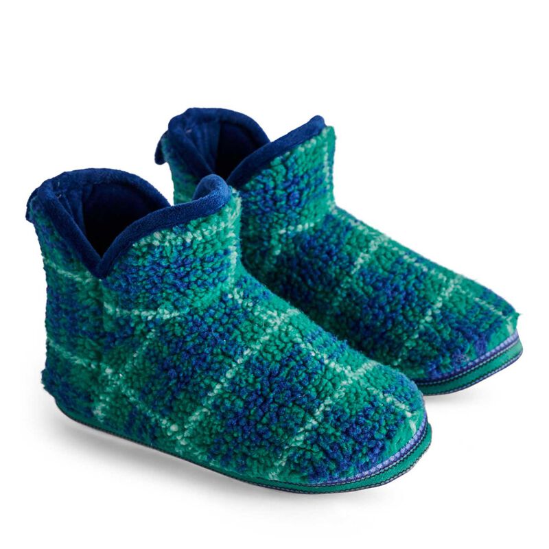 Kip&Co Wilderness Tartan Sherpa Adult Ankle Boot image number 0