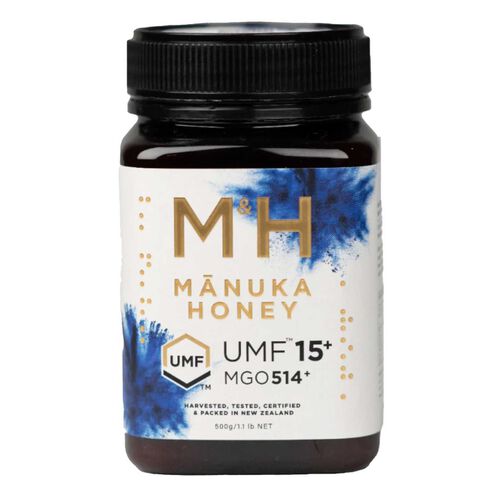 M&H Manuka Honey UMF 15+ 500G