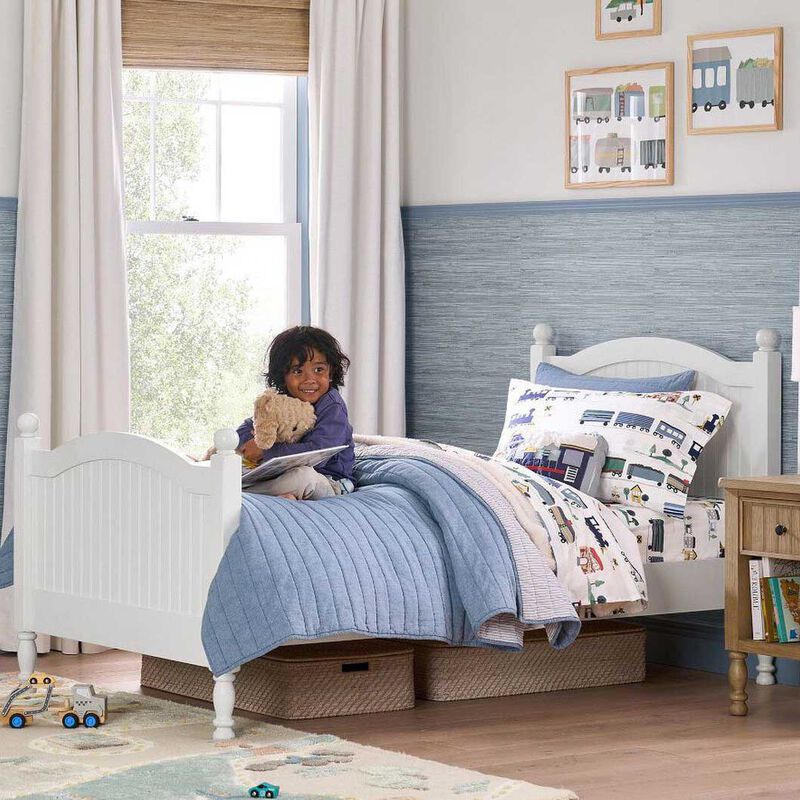 Pottery Barn Kids Organic Train Sheetset image number 1