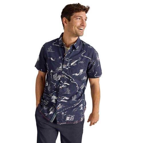 White Stuff Finsbury Map Printed Shirt