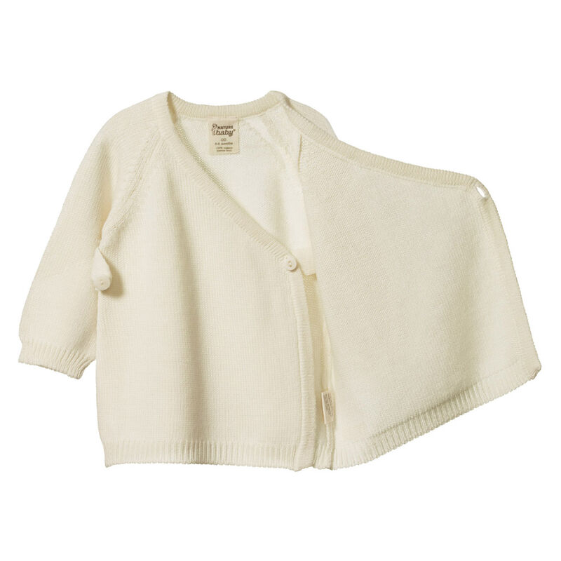 Nature Baby Merino Knit Kimono Jacket NB-12M image number 1